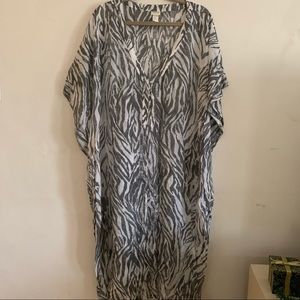 H&M Zebra Print Cover Up